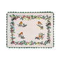 Christmas Robins Cotton Placemats 2 Pack in Green