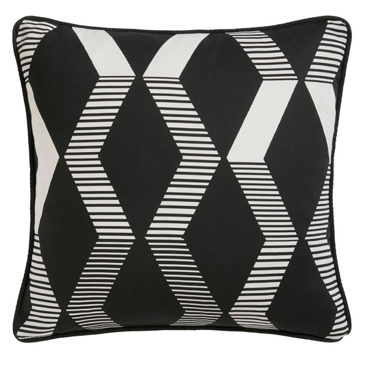 Rico Cushion by Fusion in Black 43 x 43cm - Cushion - Fusion