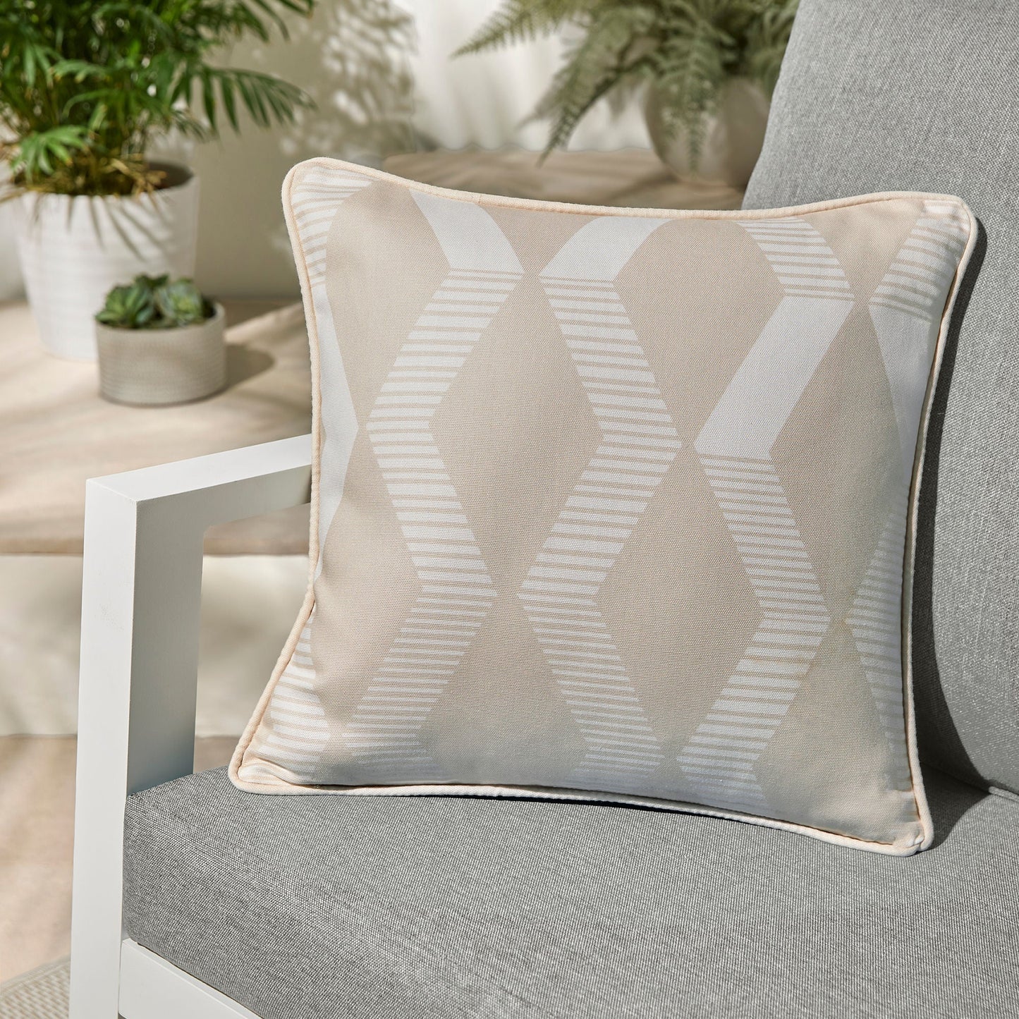 Rico Cushion by Fusion in Natural 43 x 43cm - Cushion - Fusion