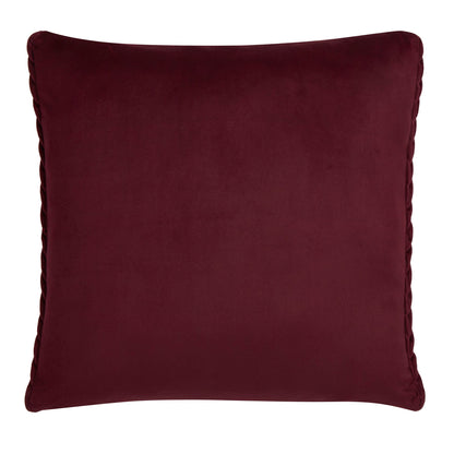 Amory Cushion by Laurence Llewelyn-Bowen in Wine 43 x 43cm - Cushion - Laurence Llewelyn-Bowen