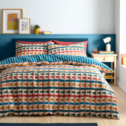 Rhett Duvet Cover Set in Multicolour - Duvet Cover Set - Fusion