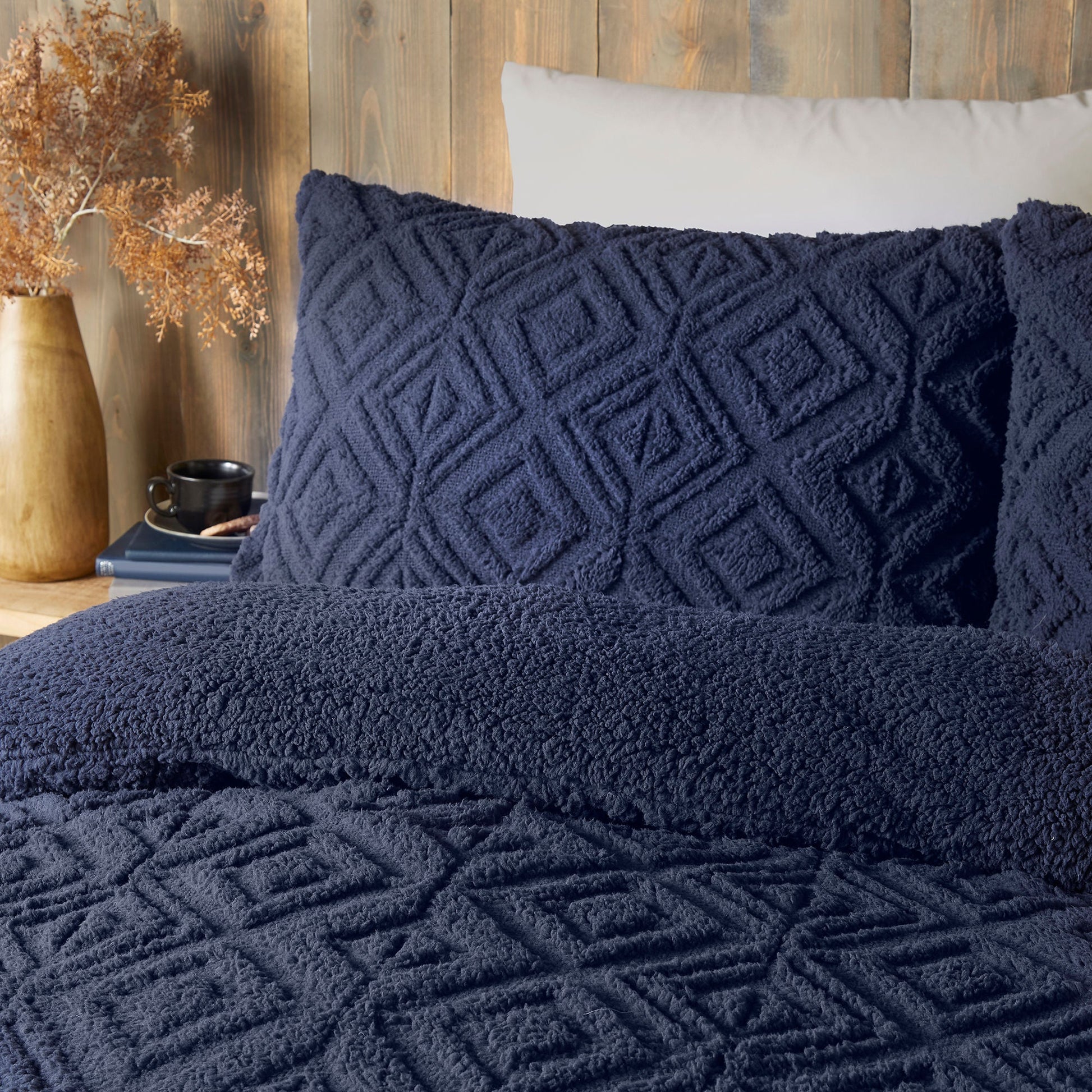 Romo Duvet Cover Set by Fusion Snug in Navy - Duvet Cover Set - Fusion Snug