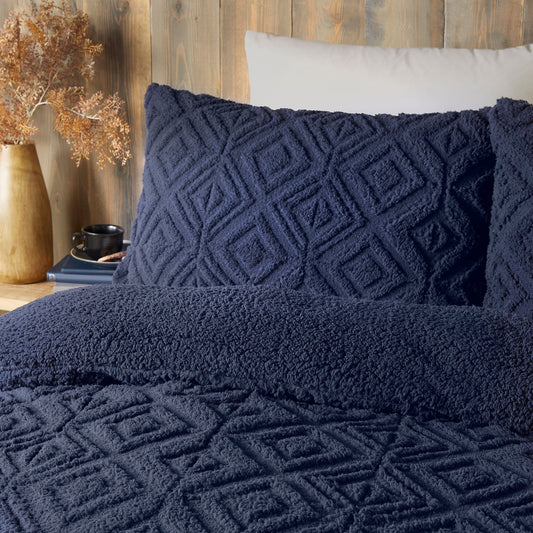 Romo Duvet Cover Set by Fusion Snug in Navy - Duvet Cover Set - Fusion Snug