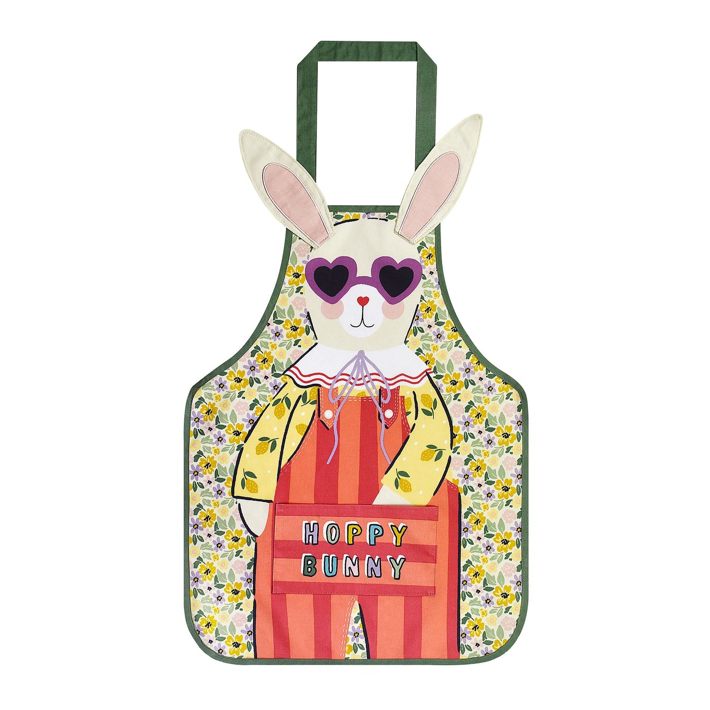 Rosie Rabbit Kids Shaped PVC Apron in Multicolour