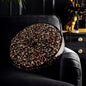 Roxy Round Pleat Round Cushion in Gold 40cm - Round Cushion - Laurence Llewelyn-Bowen