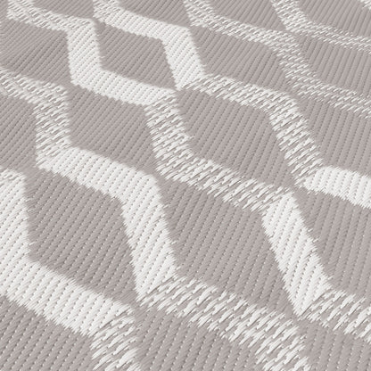 Rico Outdoor Outdoor Rug by Fusion in Grey 120 x 170cm - Outdoor Rug - Fusion