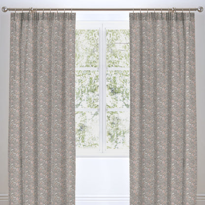 Roselle Pair of Pencil Pleat Curtains by Appletree Promo in Grey - Pair of Pencil Pleat Curtains - Appletree Promo