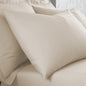 Plain Dye Pair of Housewife Pillowcases by Serene in Natural 50 x 75cm - Pair of Housewife Pillowcases - Serene