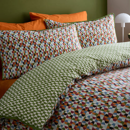 Star Geo Duvet Cover Set in Natural
