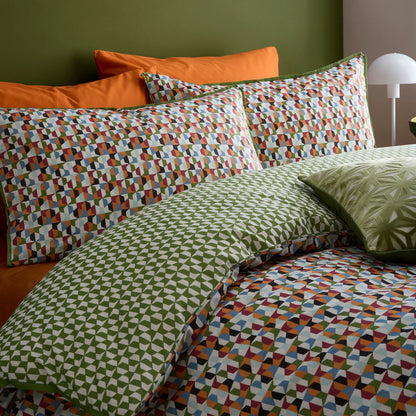 Star Geo Duvet Cover Set in Natural