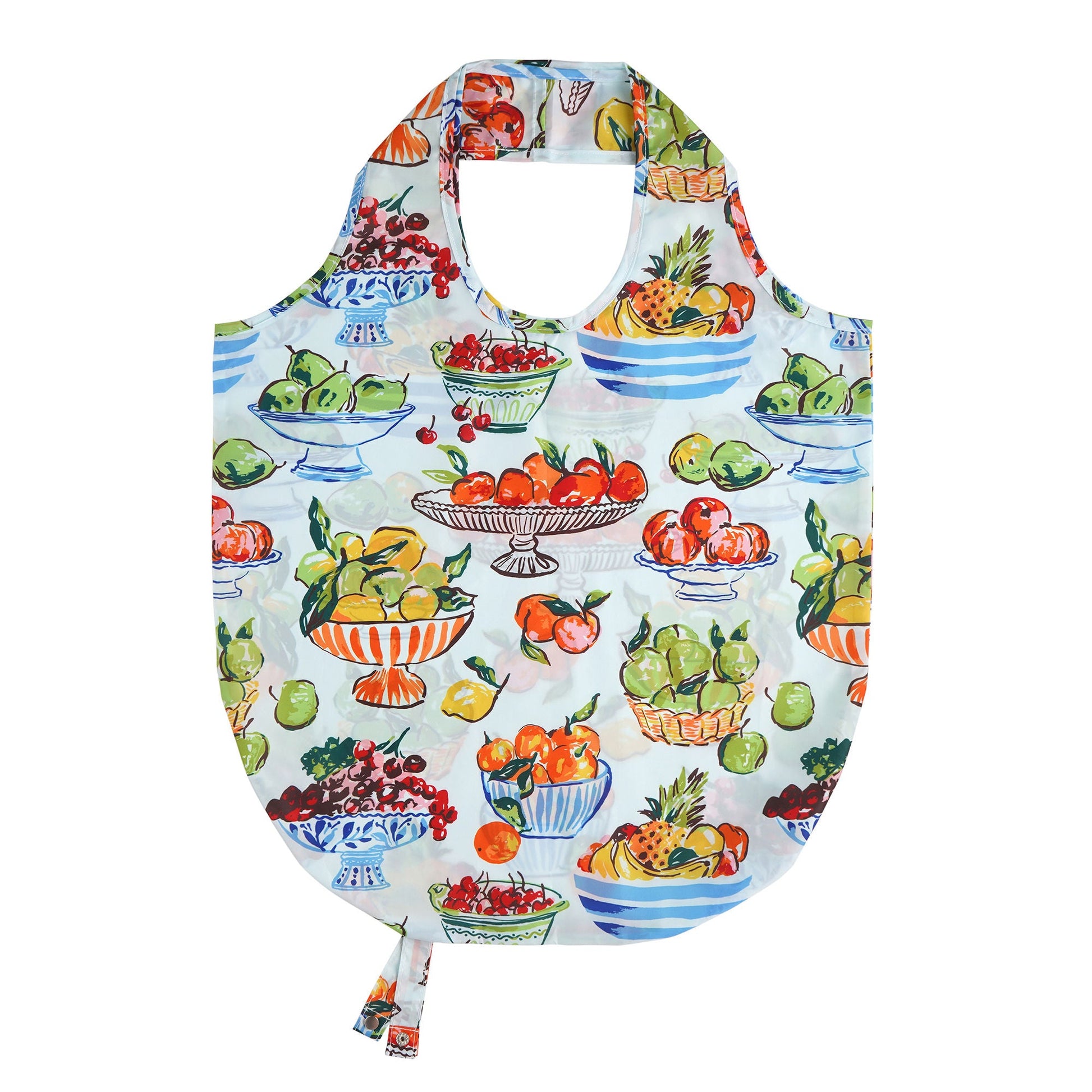 Ulster Weavers Summer Fruits Foldable Tote Bag Medium in Multi - Roll-Up Bag - Ulster Weavers