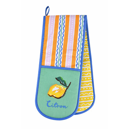 Ulster Weavers Summer Fruits Double Oven Glove One Size in Multi - Double Oven Glove - Ulster Weavers