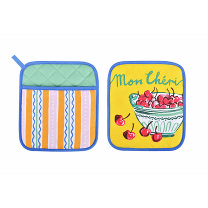 Ulster Weavers Summer Fruits Pot Mitt One Size in Multi - Pot Mitt - Ulster Weavers