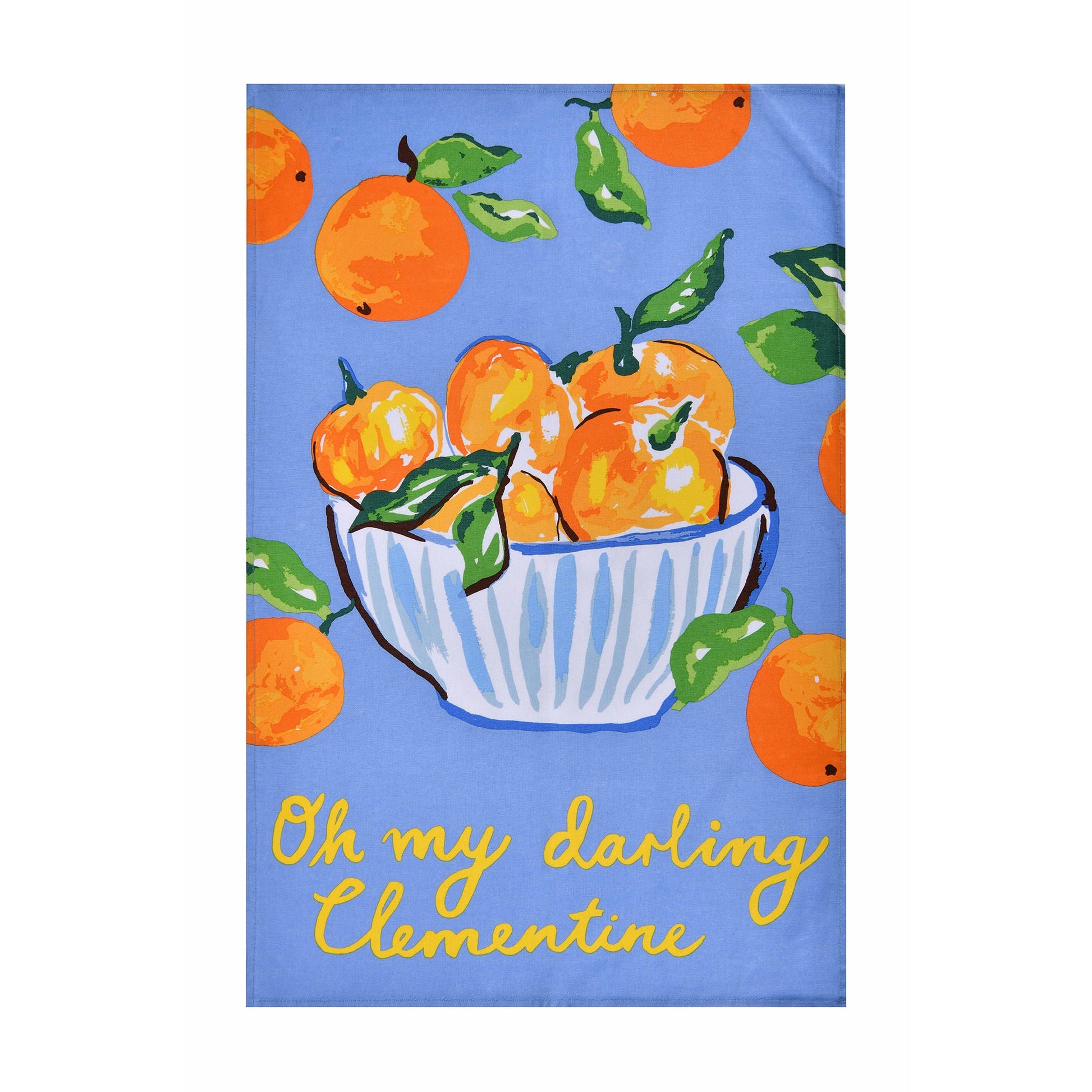 Ulster Weavers Summer Fruits Tea Towel - Cotton One Size in Blue - Tea Towel - Ulster Weavers