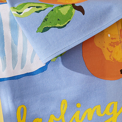 Ulster Weavers Summer Fruits Tea Towel - Cotton One Size in Blue - Tea Towel - Ulster Weavers