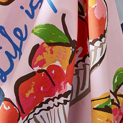 Ulster Weavers Summer Fruits Tea Towel - Cotton One Size in Pink - Tea Towel - Ulster Weavers