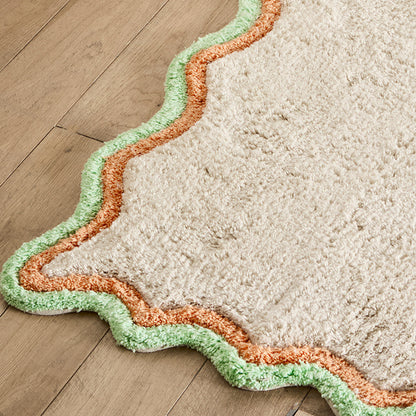Scallop Bath Mat in Multi 50 x 80cm