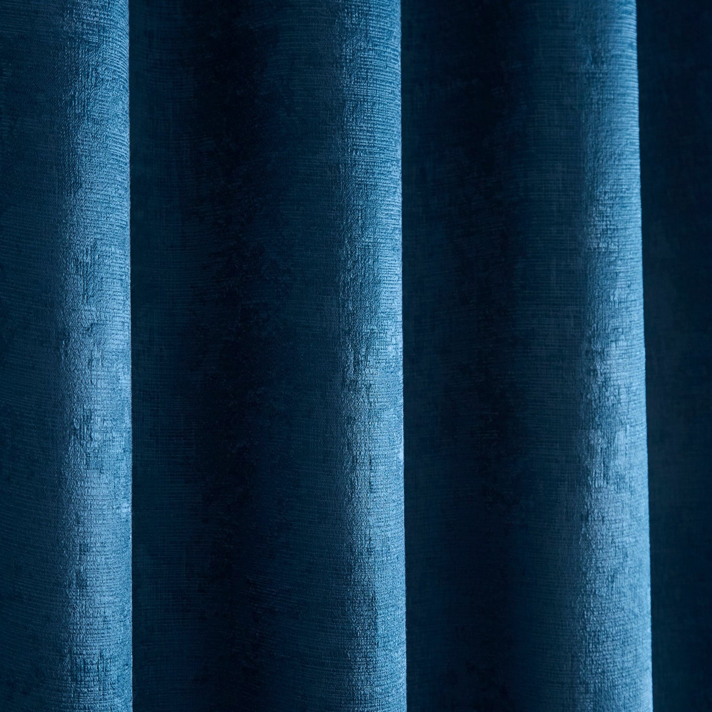 Strata Eyelet Single Panel Door Curtain by Fusion in Teal - Eyelet Single Panel Door Curtain - Fusion