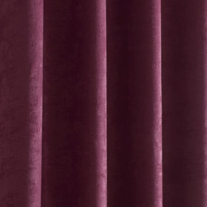 Strata Eyelet Single Panel Door Curtain by Fusion in Wine - Eyelet Single Panel Door Curtain - Fusion