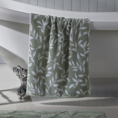 Sandringham Towels by Dreams & Drapes Bathroom in Sage - Towels - Dreams & Drapes Bathroom