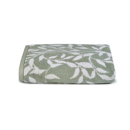 Sandringham Towels by Dreams & Drapes Bathroom in Sage - Hand Towel - Dreams & Drapes Bathroom