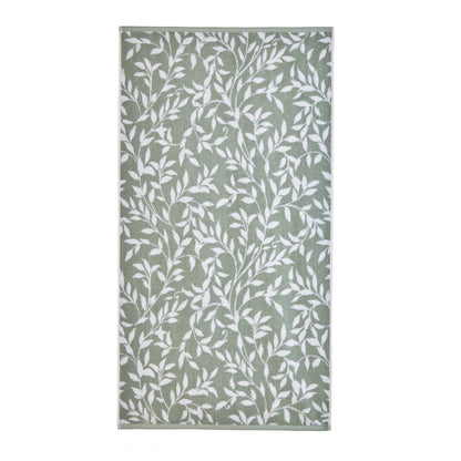 Sandringham Towels by Dreams & Drapes Bathroom in Sage - Hand Towel - Dreams & Drapes Bathroom