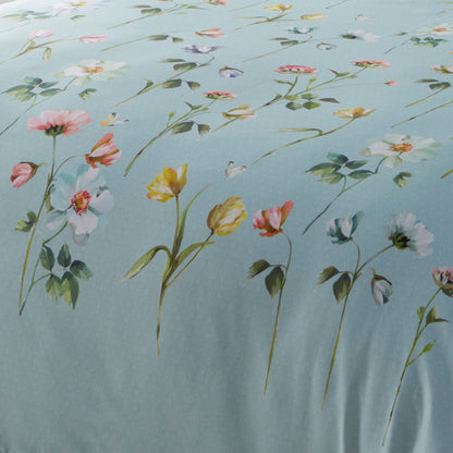 Serenity Duvet Cover Set by Appletree Heritage in Duck Egg - Duvet Cover Set - Appletree Heritage