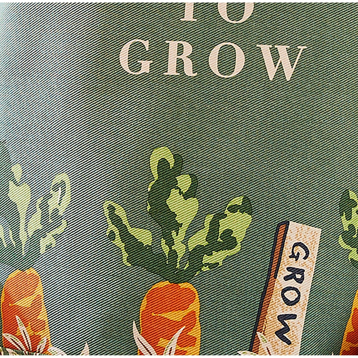 Time to Grow Cotton Apron in Green