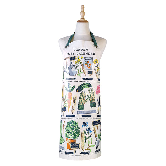 Time to Grow PVC Apron in Green