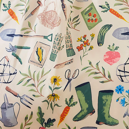 Time to Grow Foldable Tote Bag Medium in Green