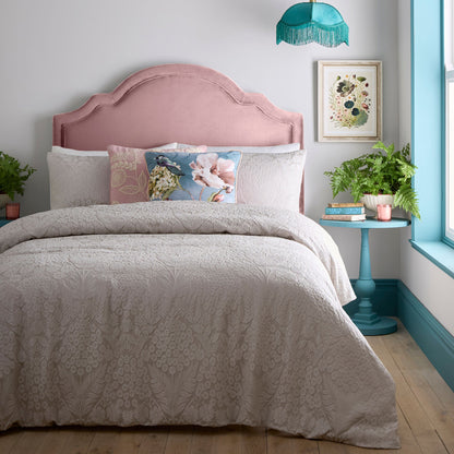 Toria Duvet Cover Set in Stone - Duvet Cover Set - Appletree