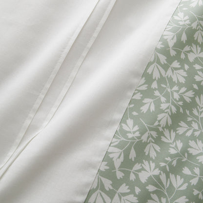 Tess Duvet Cover Set by Dreams & Drapes Decorative in Green - Duvet Cover Set - Dreams & Drapes Decorative