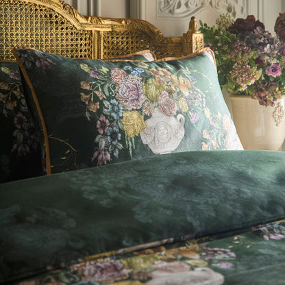 Tuscan Holiday Duvet Cover Set in Green