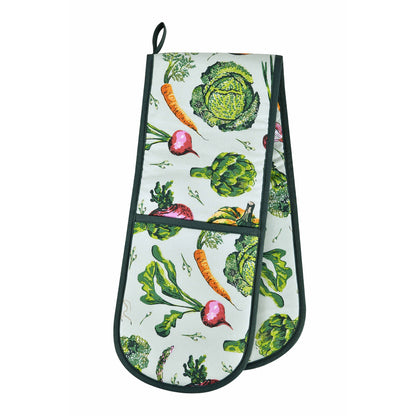 Ulster Weavers Vegetable Medley Double Oven Glove One Size in Multi - Double Oven Glove - Ulster Weavers