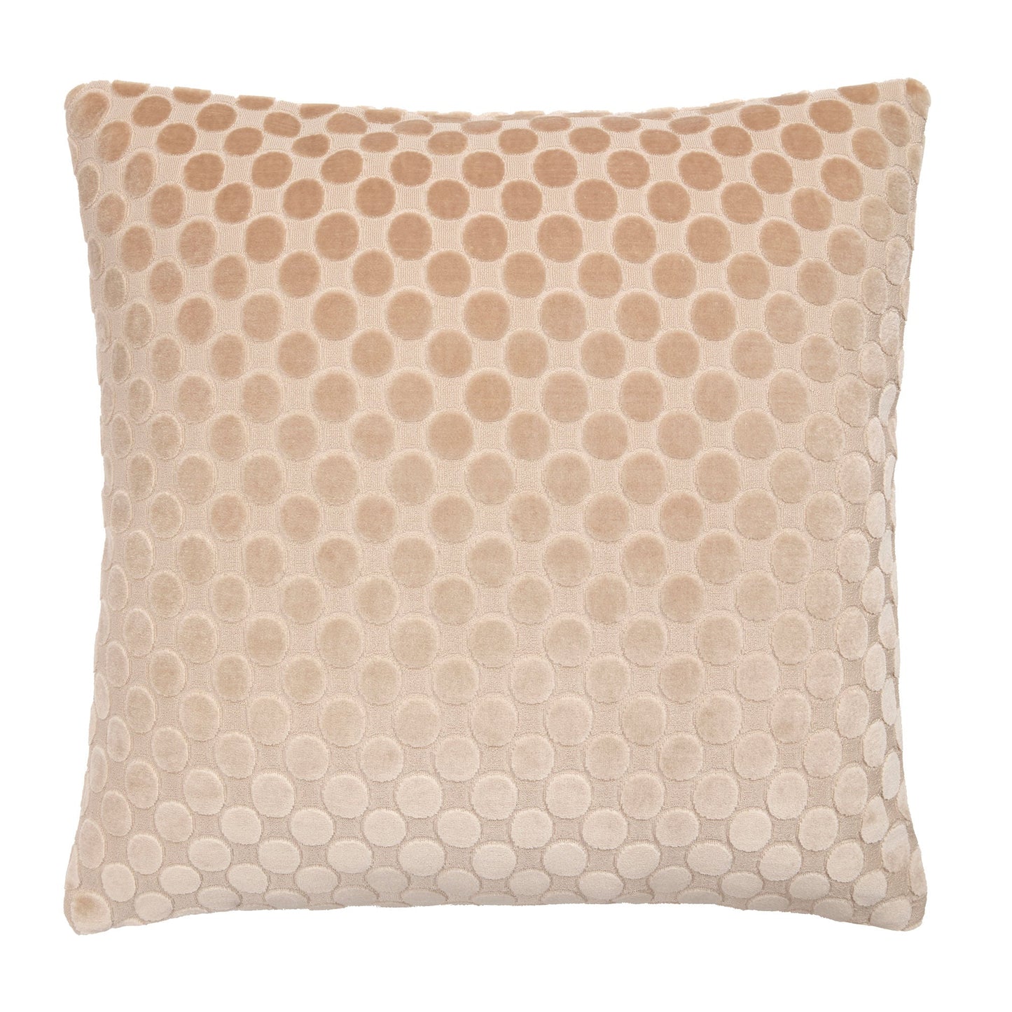 Velvet Spot Cushion in Natural 43 x 43cm - Cushion - Soiree
