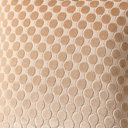 Velvet Spot Cushion in Natural 43 x 43cm - Cushion - Soiree