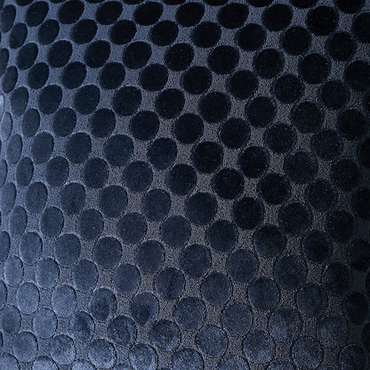 Velvet Spot Cushion in Navy 43 x 43cm - Cushion - Soiree
