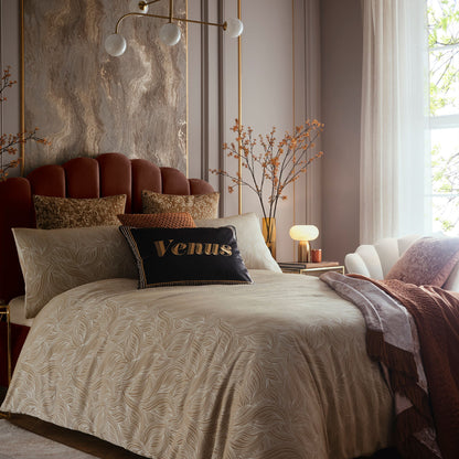 Venus Signature Cushion in Black 40 x 60cm
