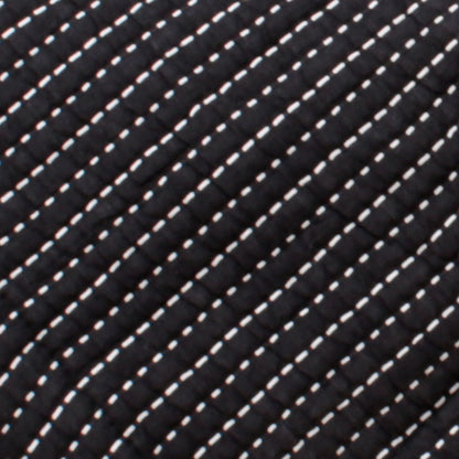 Verity Bedspread by Appletree Loft in Black 150cm x 200cm - Bedspread - Appletree Loft