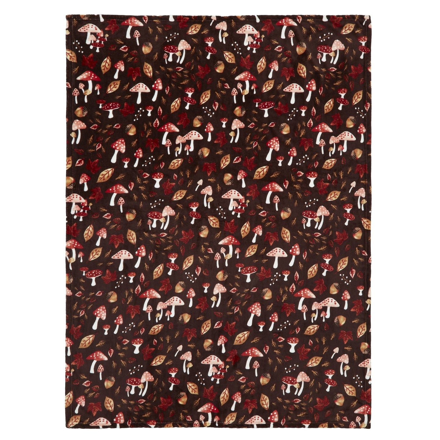 Woodland Dreams Throw in Chocolate 120 x 150cm - Throw - Fusion