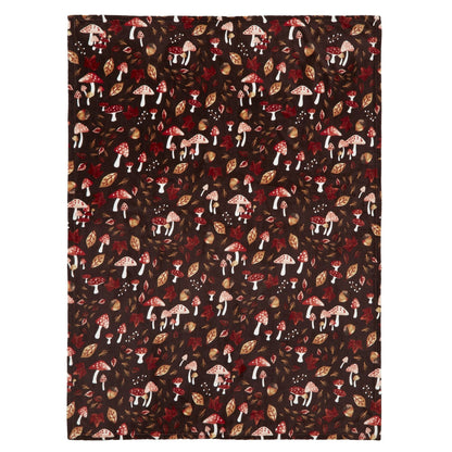 Woodland Dreams Throw in Chocolate 120 x 150cm - Throw - Fusion