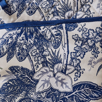 Ulster Weavers Willow Toile Pot Mitt One Size in Blue - Pot Mitt - Ulster Weavers