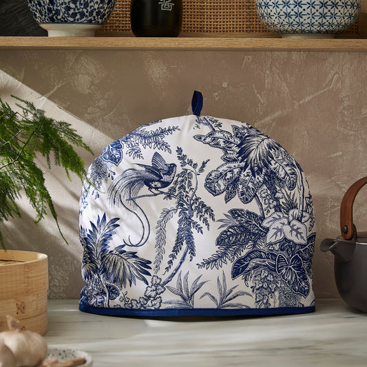 Ulster Weavers Willow Toile Tea Cosy One Size in Blue - Tea Cosy - Ulster Weavers
