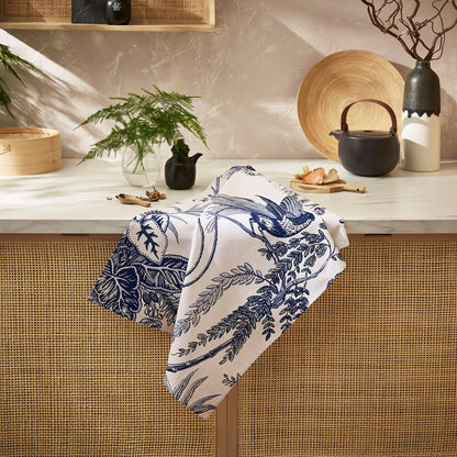 Ulster Weavers Willow Toile Tea Towel - Cotton One Size in Blue - Tea Towel - Ulster Weavers