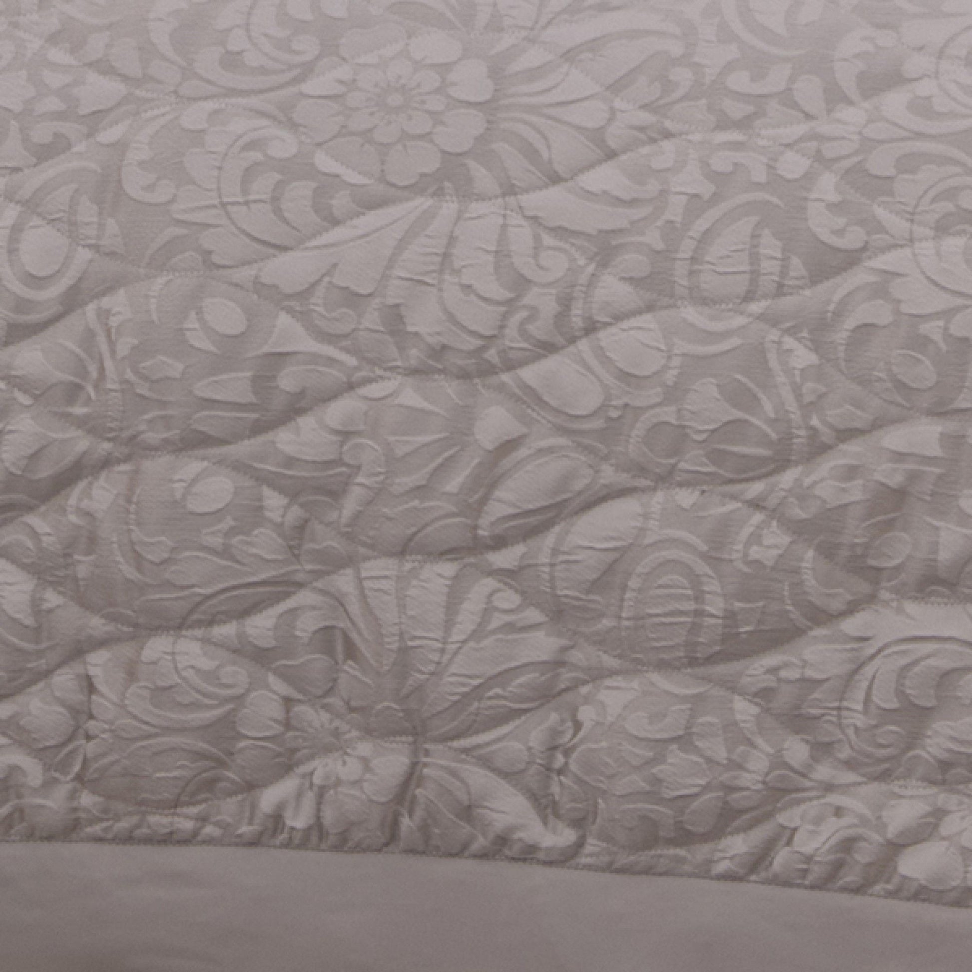 Worcester Bedspread by Appletree Heritage in Silver 200cm X 230cm - Bedspread - Appletree Heritage