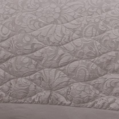 Worcester Bedspread by Appletree Heritage in Silver 200cm X 230cm - Bedspread - Appletree Heritage