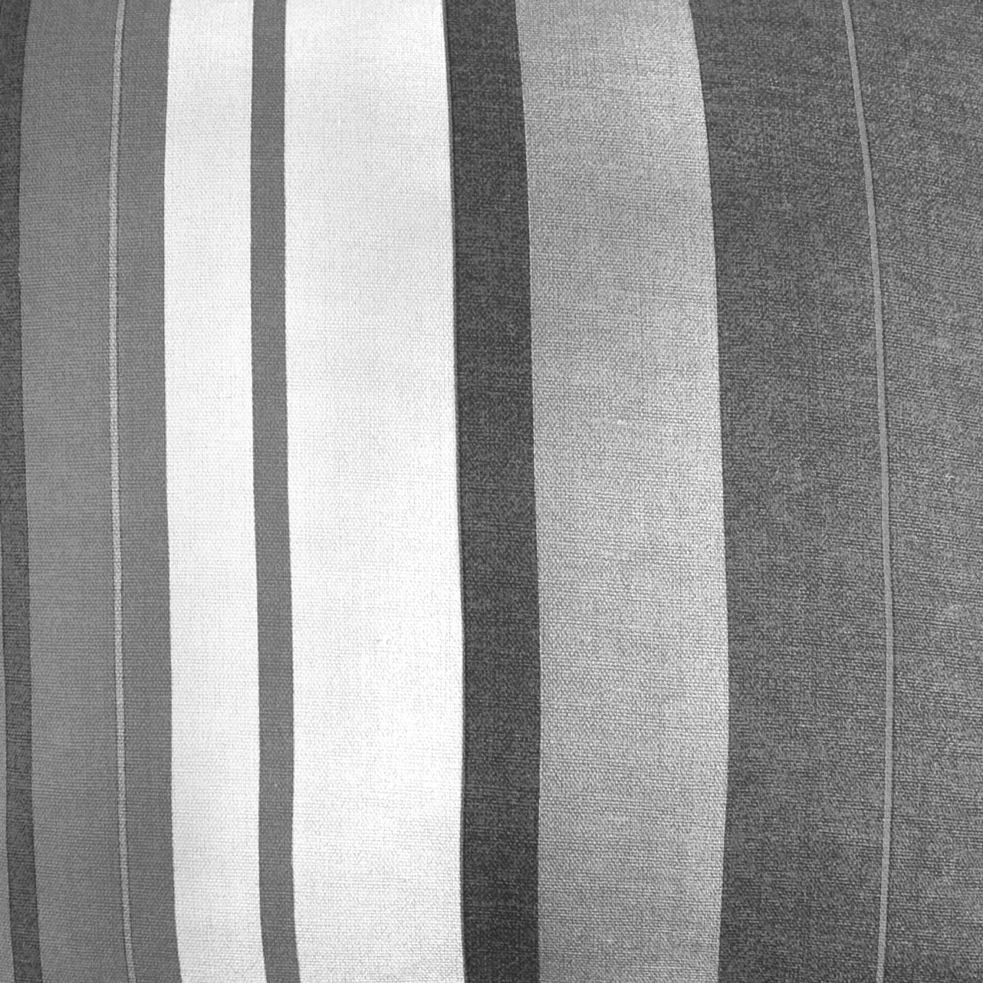Whitworth Stripe Cushion by Fusion in Grey 43 x 43cm - Cushion - Fusion