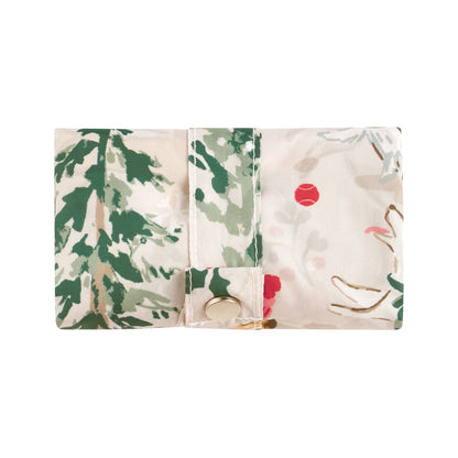 Winter Walkies Foldable Tote Bag Medium in Beige
