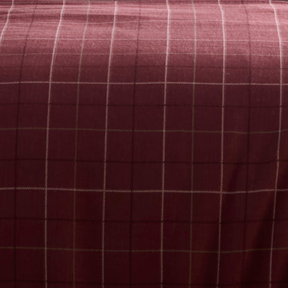 Wynn Duvet Cover Set in Burgundy - Duvet Cover Set - Dreams & Drapes