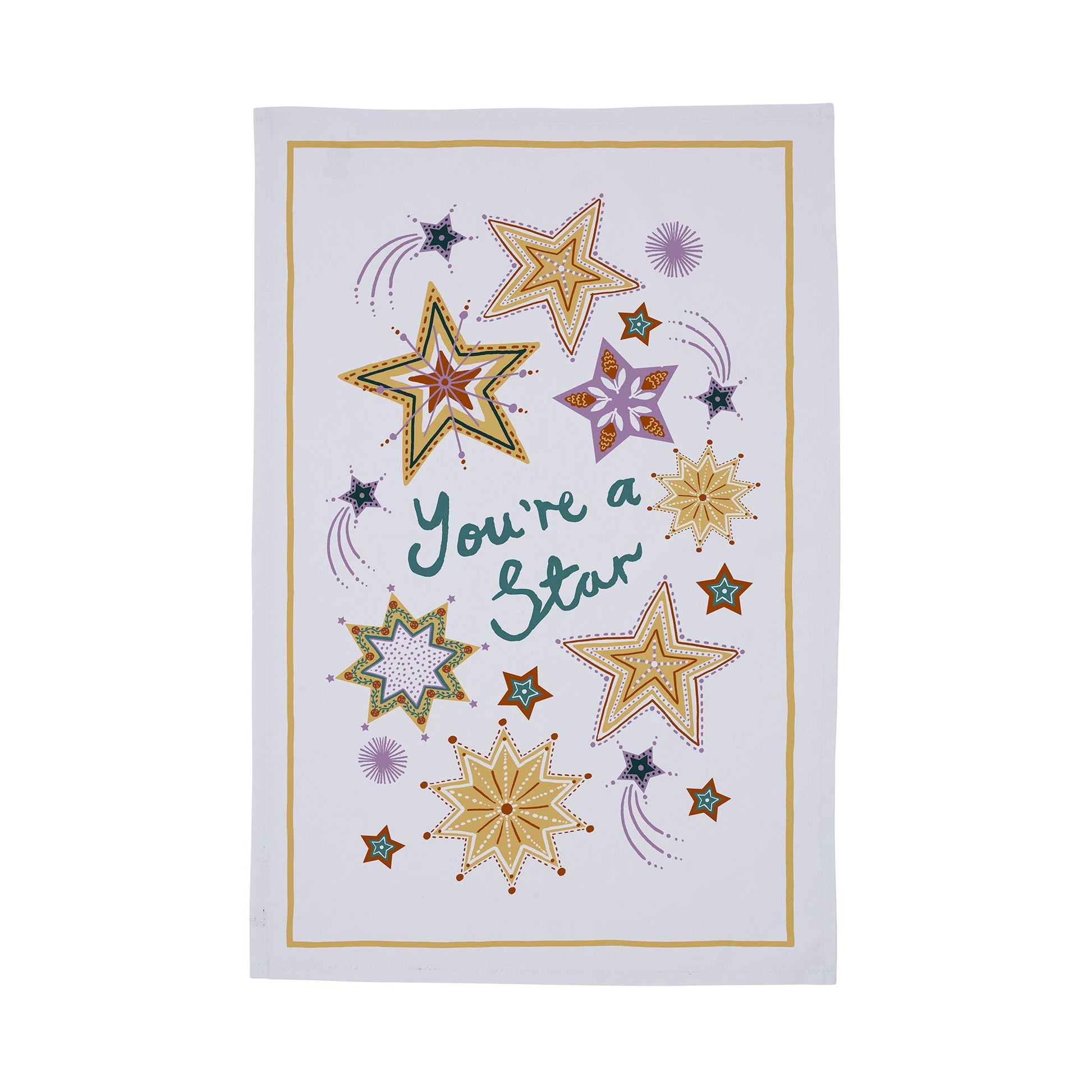 Ulster Weavers You're a Star Tea Towel - Cotton One Size in Multi - Tea Towel - Ulster Weavers